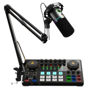 MAONO 閃克 AME2聲卡 + PD200XS 動圈麥克風 套組